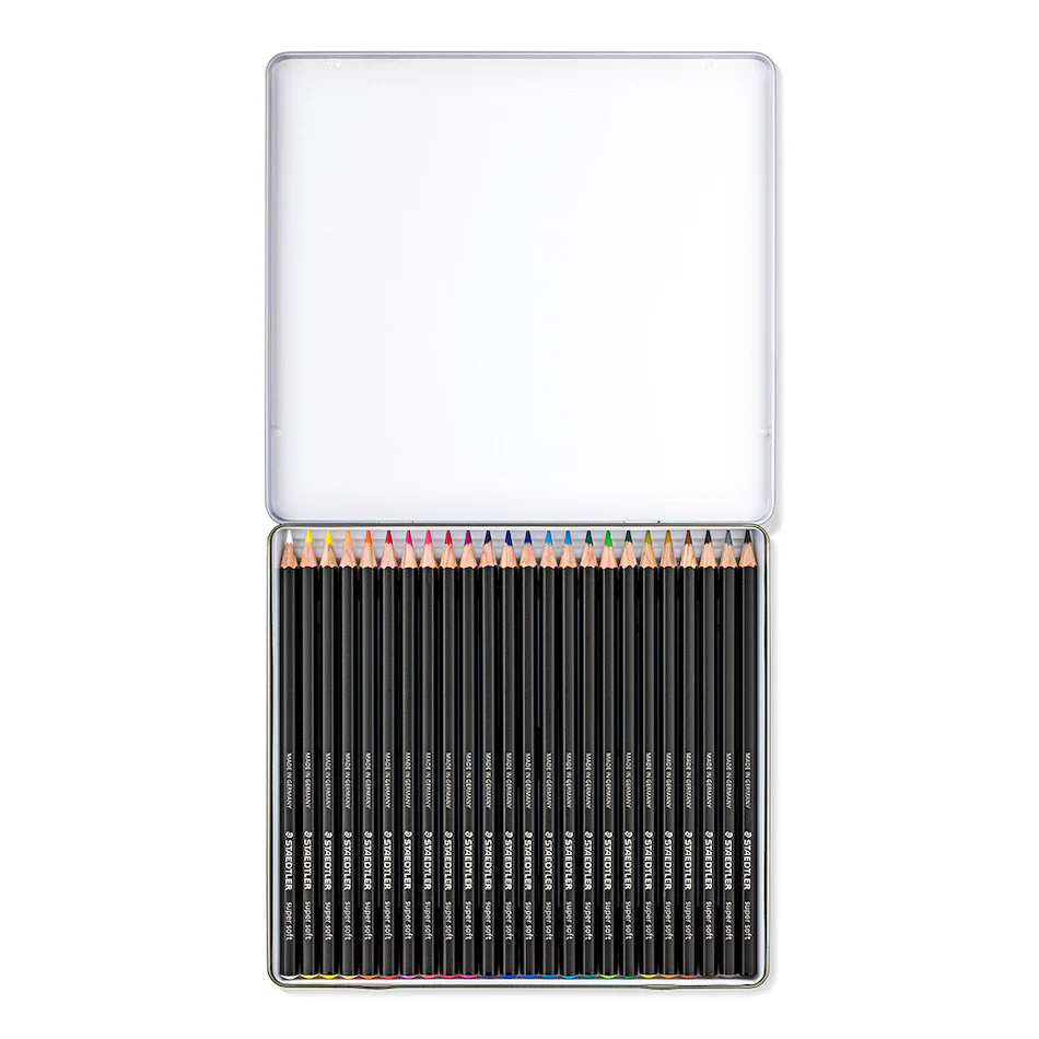 Staedtler Design Journey Super Soft Coloured Pencils Tin of 24 - Image 6