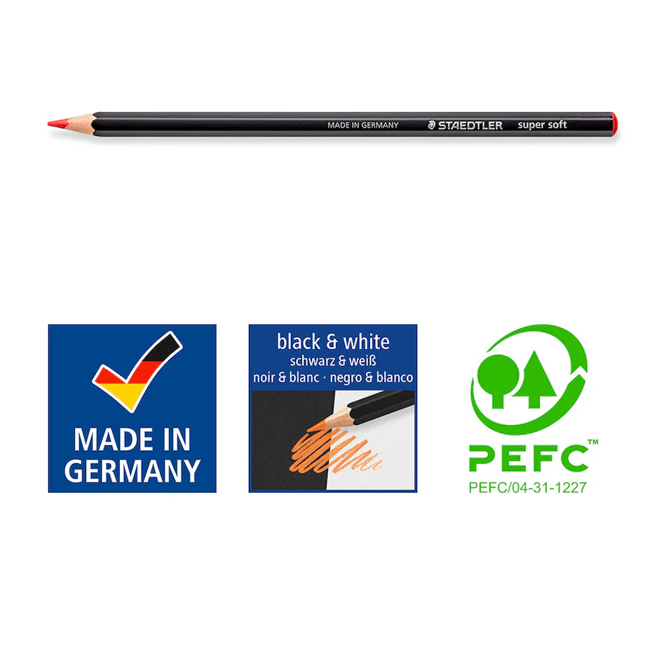 Staedtler Design Journey Super Soft Coloured Pencils Tin of 24 - Image 8