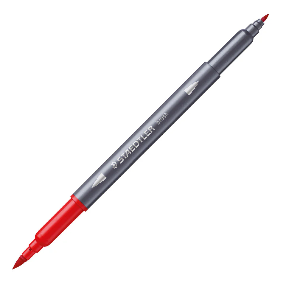 Staedtler Double-Ended Watercolour Brush Pens Set of 18 - Image 2