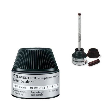 Staedtler Lumocolor Refill Ink Non-permanent 487 15 - Image 2