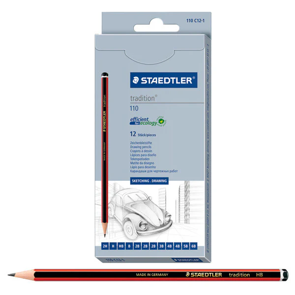 Staedtler Tradition Pencils Assorted Set of 12
