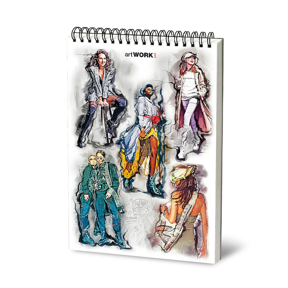 Stifflex artWORK Spiralbound Marker Pad Fashion Marker 24 x 33