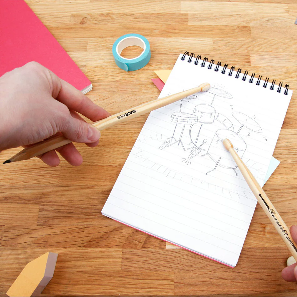 Suck UK Drumstick Pencil Set of 2 - Image 2