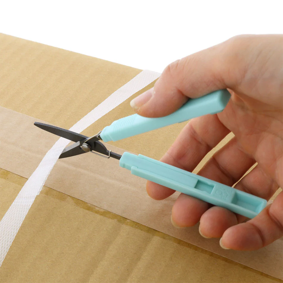 Sun-Star Stickyle Akeruno Scissors + Box Cutter Light Green - Image 4