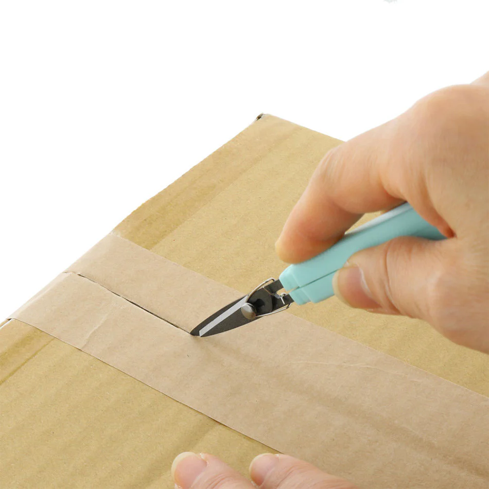 Sun-Star Stickyle Akeruno Scissors + Box Cutter Light Green - Image 5