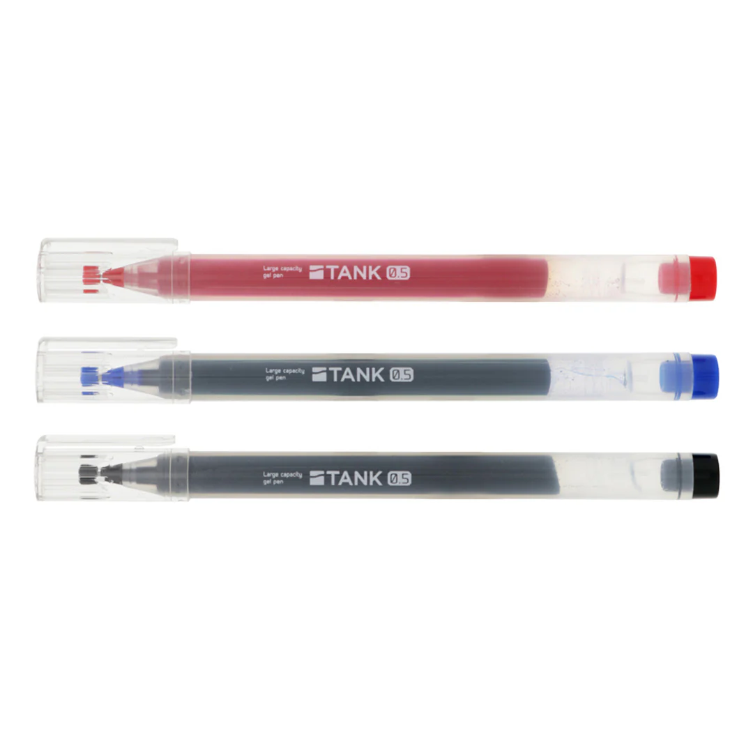 Sun-Star TANK Large Capacity Gel Pen 0.5mm Set - Image 4