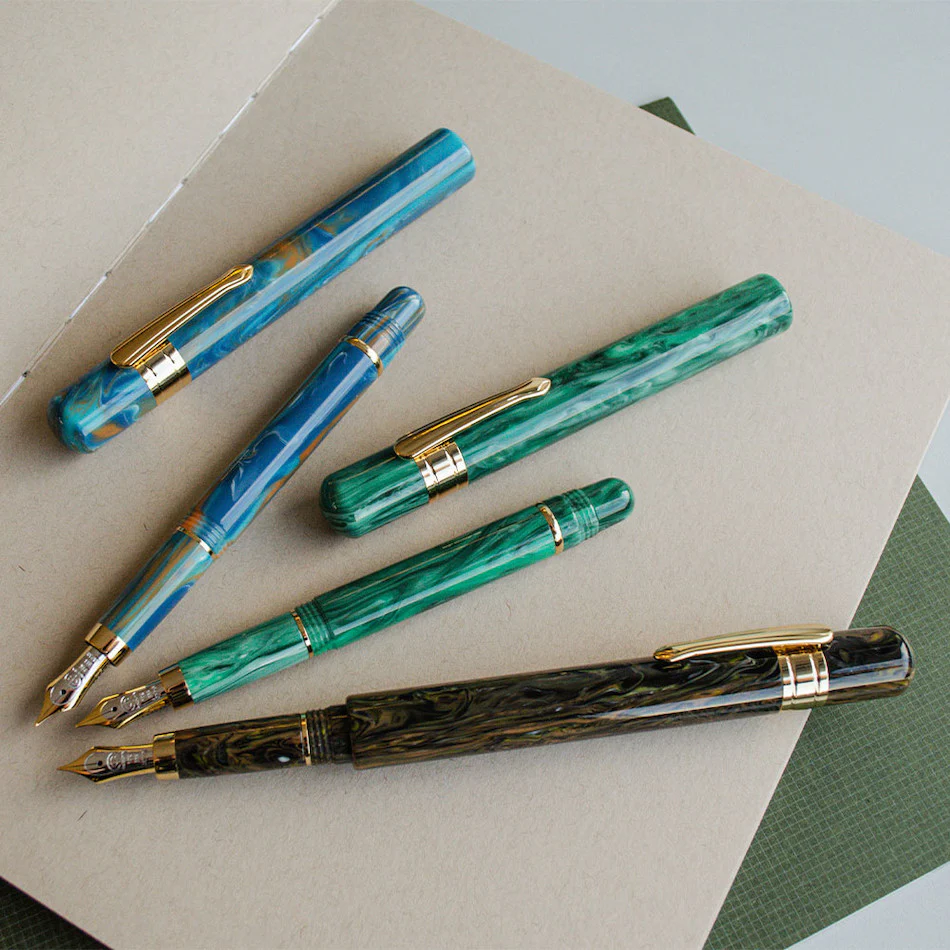 Taccia Covenant Fountain Pen Blue Apatite - Image 2