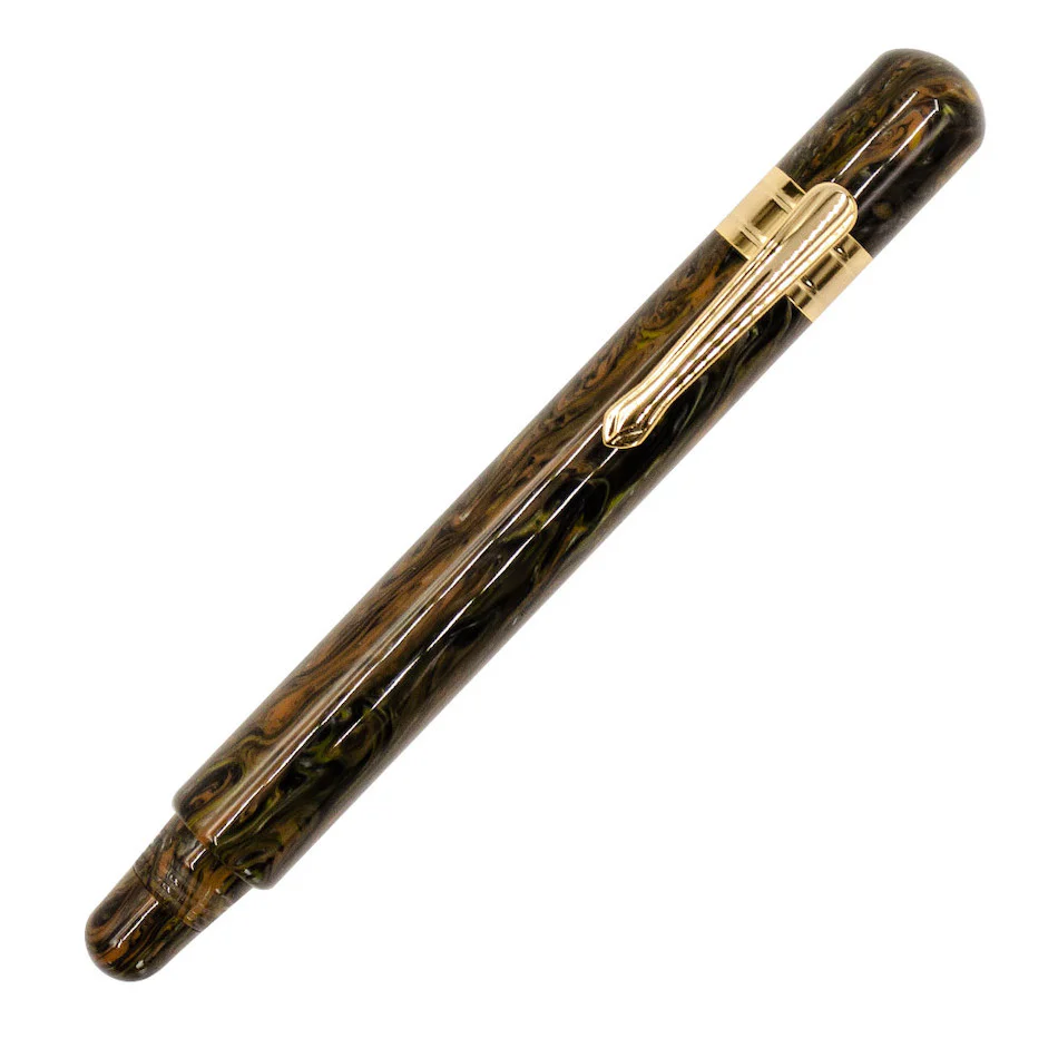 Taccia Covenant Fountain Pen Bumble Bee Jasper 14k nib - Image 7