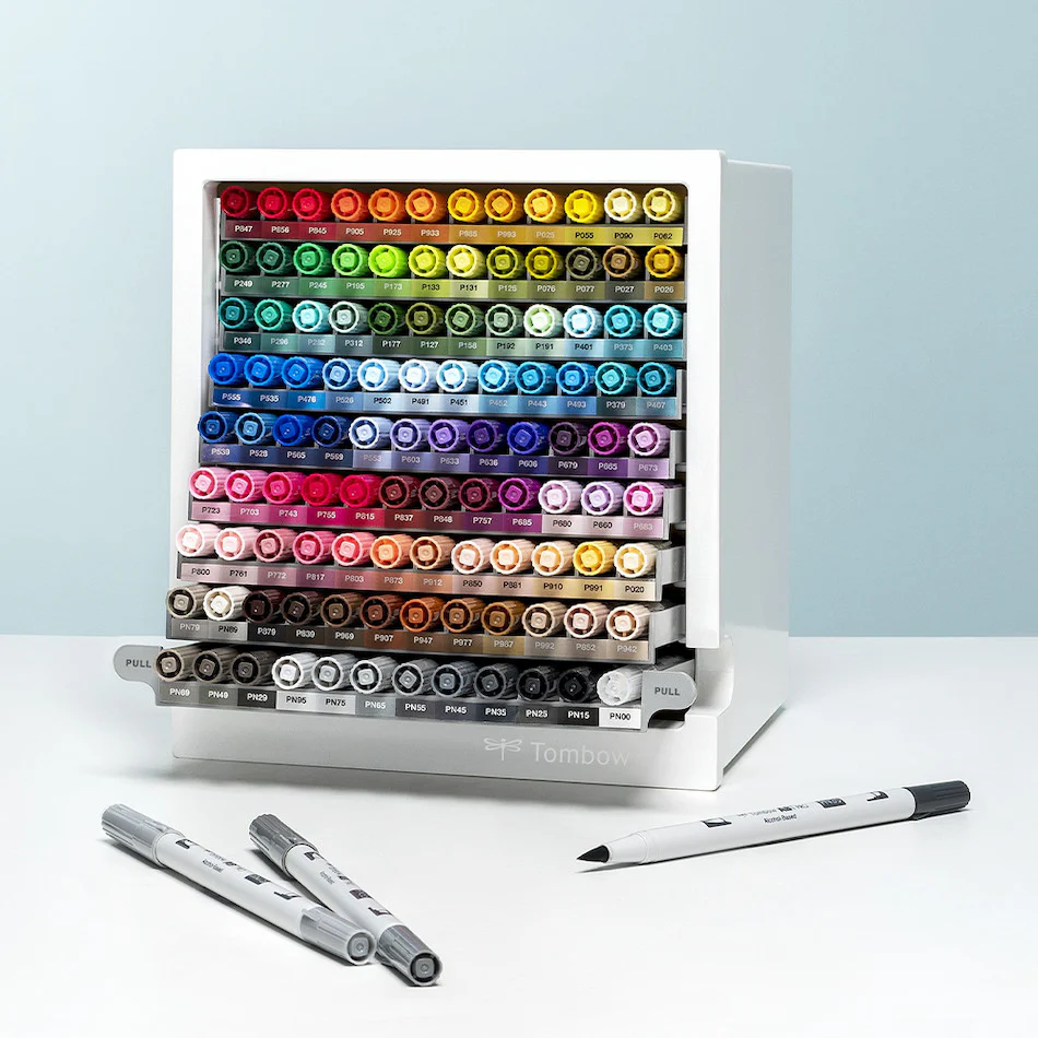 Tombow ABT Dual Brush Pens Set of 108 With Organiser - Image 7