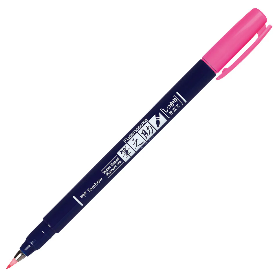 Tombow Fudenosuke Neon Colour Brush Pen - Image 4