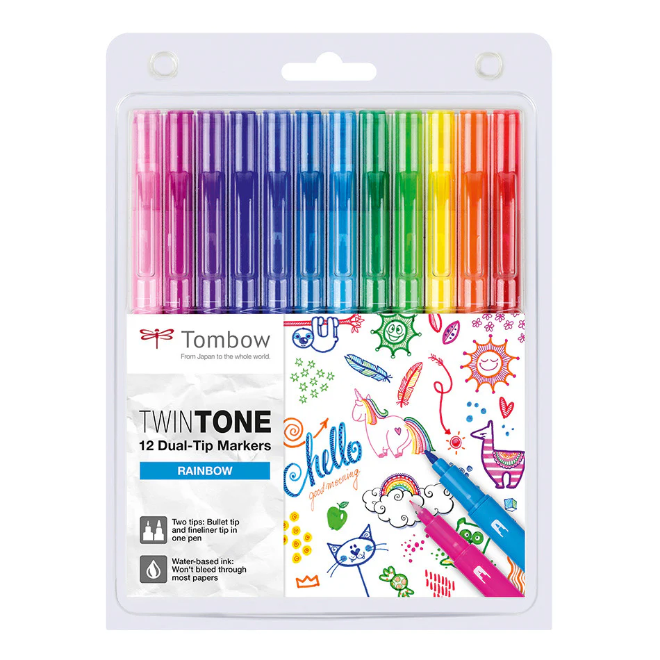 Tombow Twin Tone Dual Tip Marker Set of 12 - Image 3