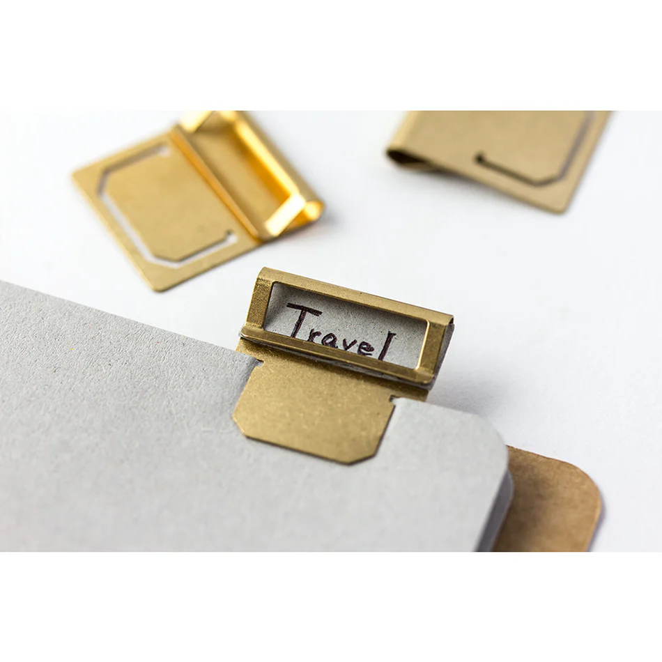 TRAVELER'S COMPANY BRASS Index Clips - Image 4