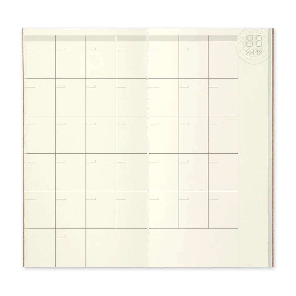 TRAVELER'S COMPANY Notebook Refill Perpetual Diary Monthly - Image 3
