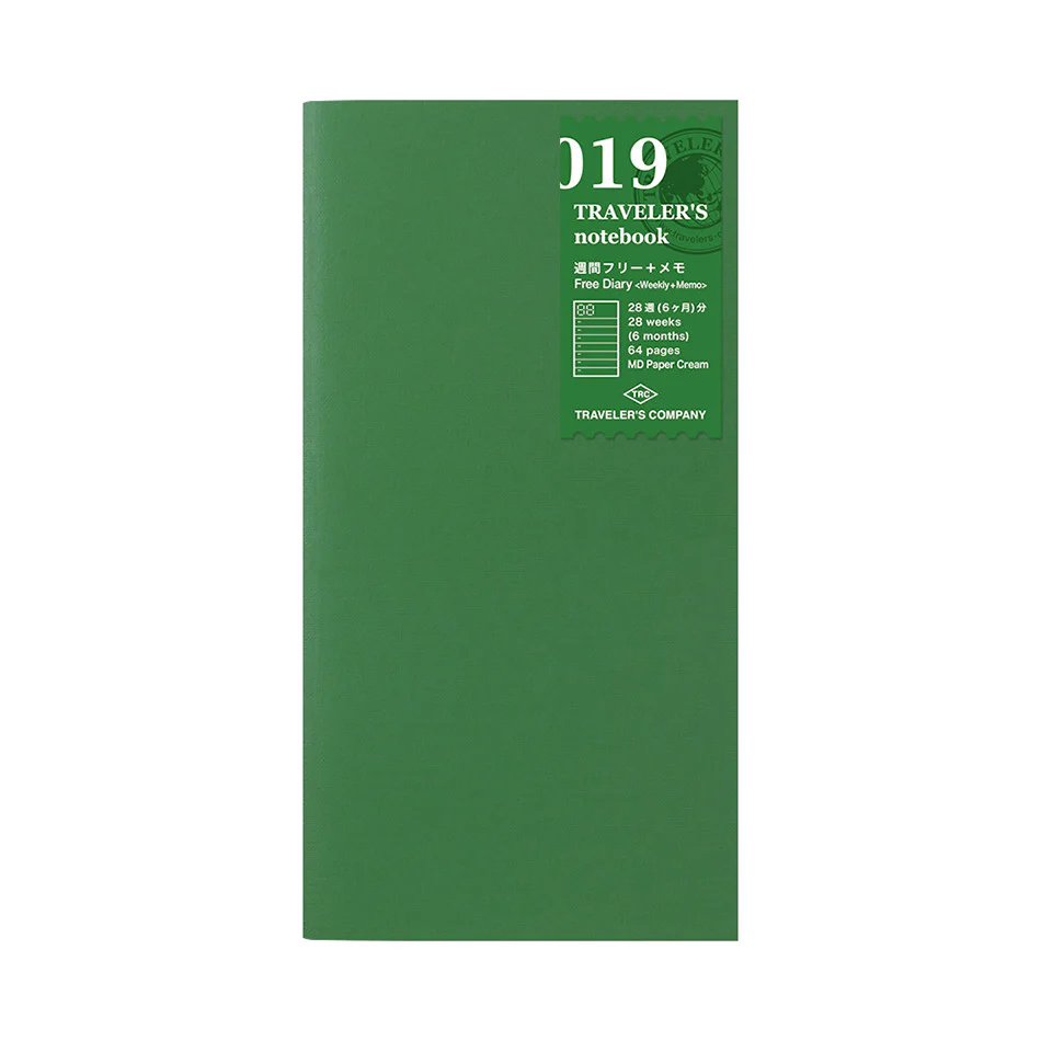 TRAVELER'S COMPANY Notebook Refill Perpetual Diary Weekly