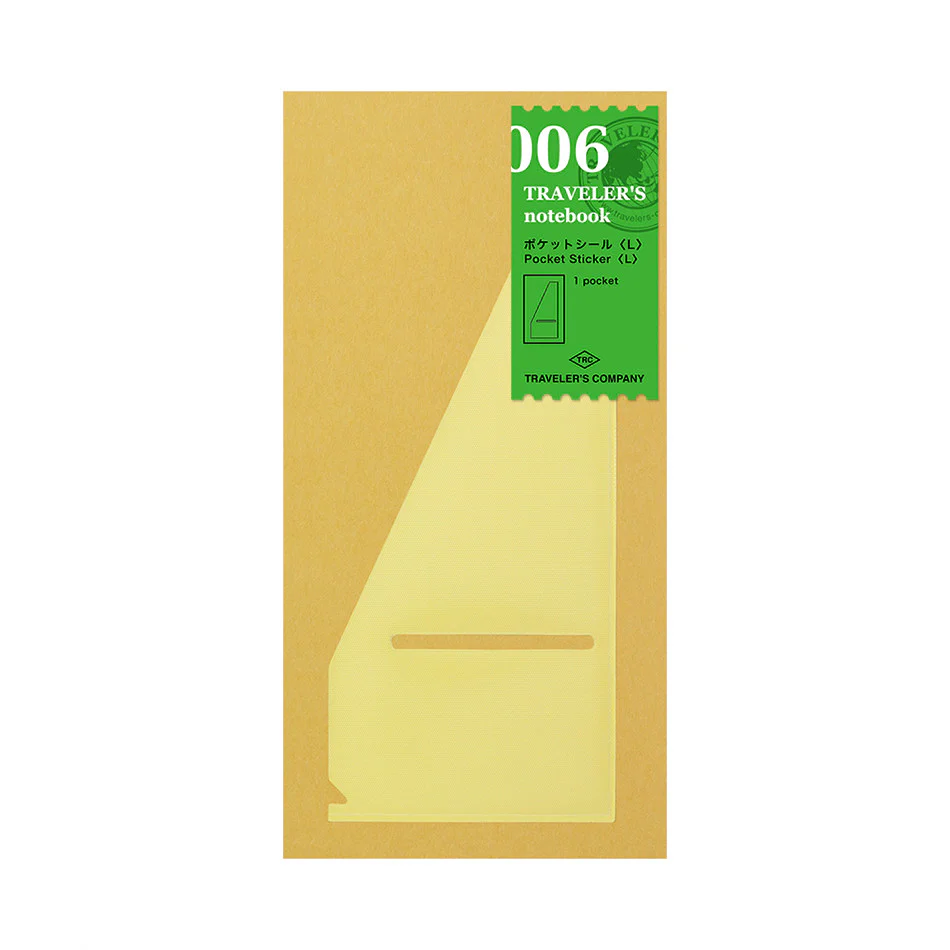 TRAVELER'S COMPANY Notebook Refill Pocket Sticker Large