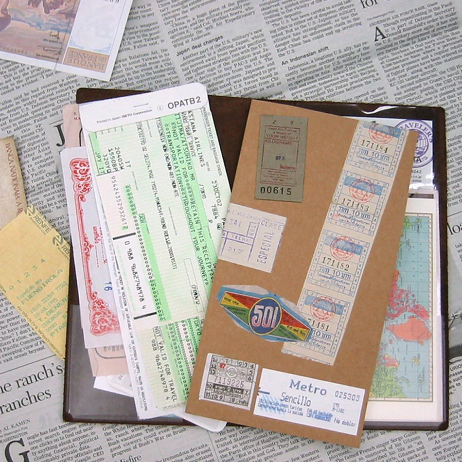 TRAVELER'S COMPANY Notebook Refill Pocket Stickers - Image 2