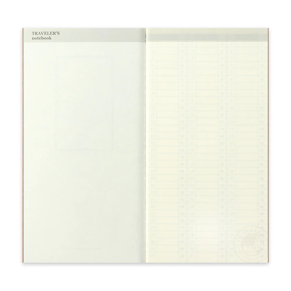 TRAVELER'S COMPANY Notebook Refill Vertical Perpetual Diary Weekly - Image 5