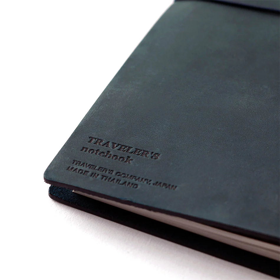 TRAVELER'S COMPANY Traveler's Notebook Leather Blue - Image 4