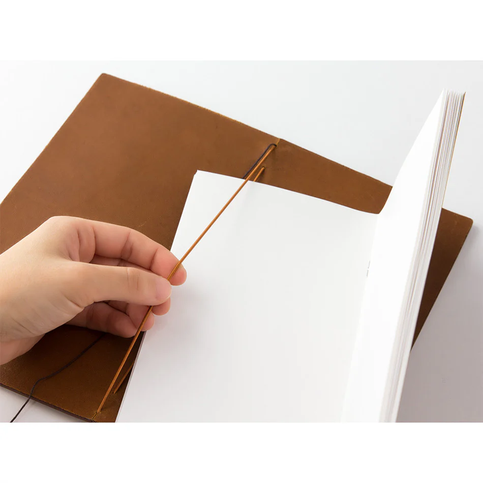 TRAVELER'S COMPANY Traveler's Notebook Leather Camel - Image 3