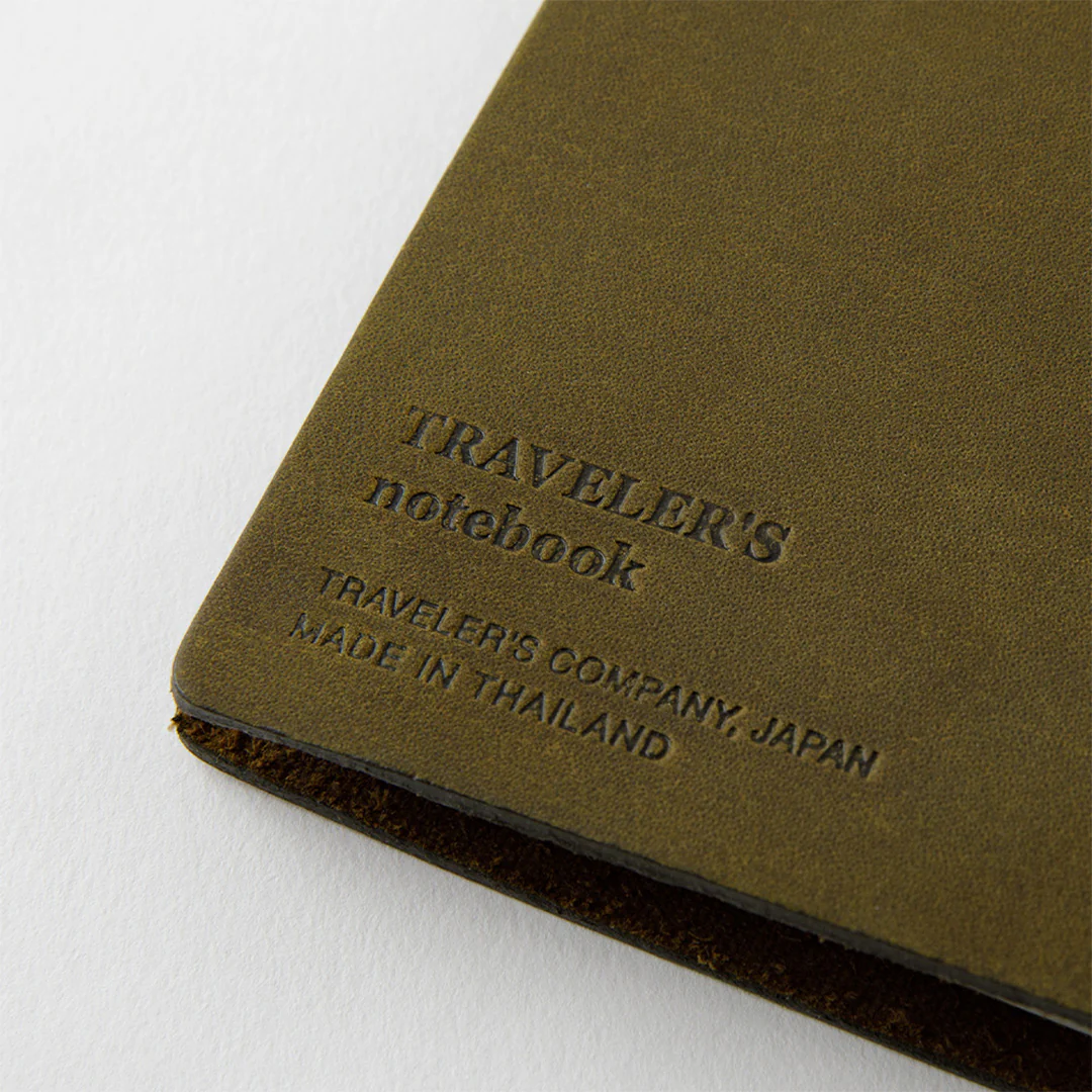 TRAVELER'S COMPANY Traveler's Notebook Leather Olive - Image 6