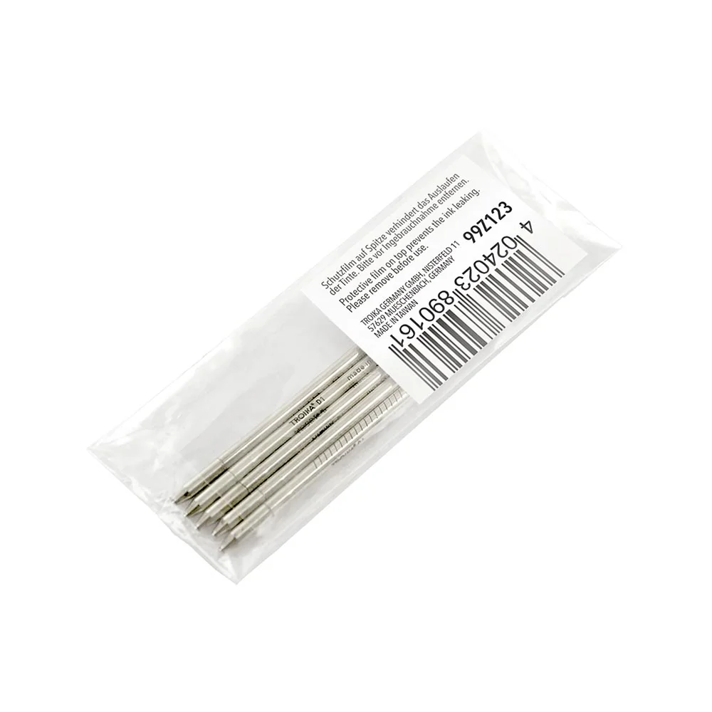 Troika Replacement D1 Refill For Construction Pen Set of 5 Medium Brass - Image 2