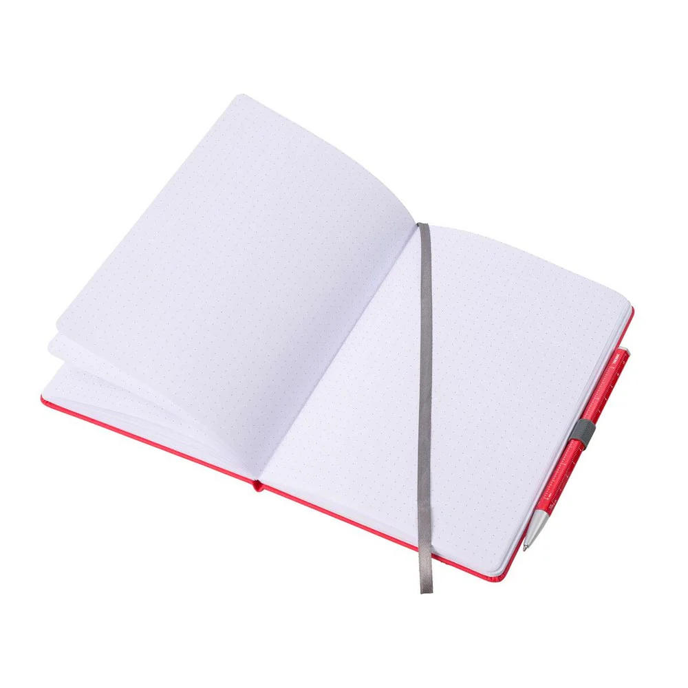 Troika Notepad and Ballpoint Pen Gift Set A5 Matt Red - Image 2