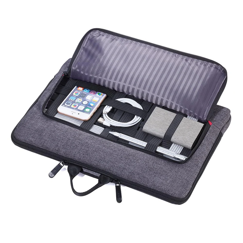 Troika Portfolio Bag Anthracite/Black - Image 2
