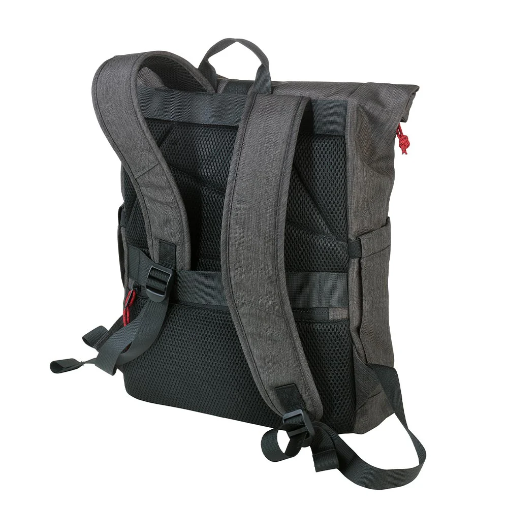 Troika Roll Top Backpack Anthracite/Black - Image 3