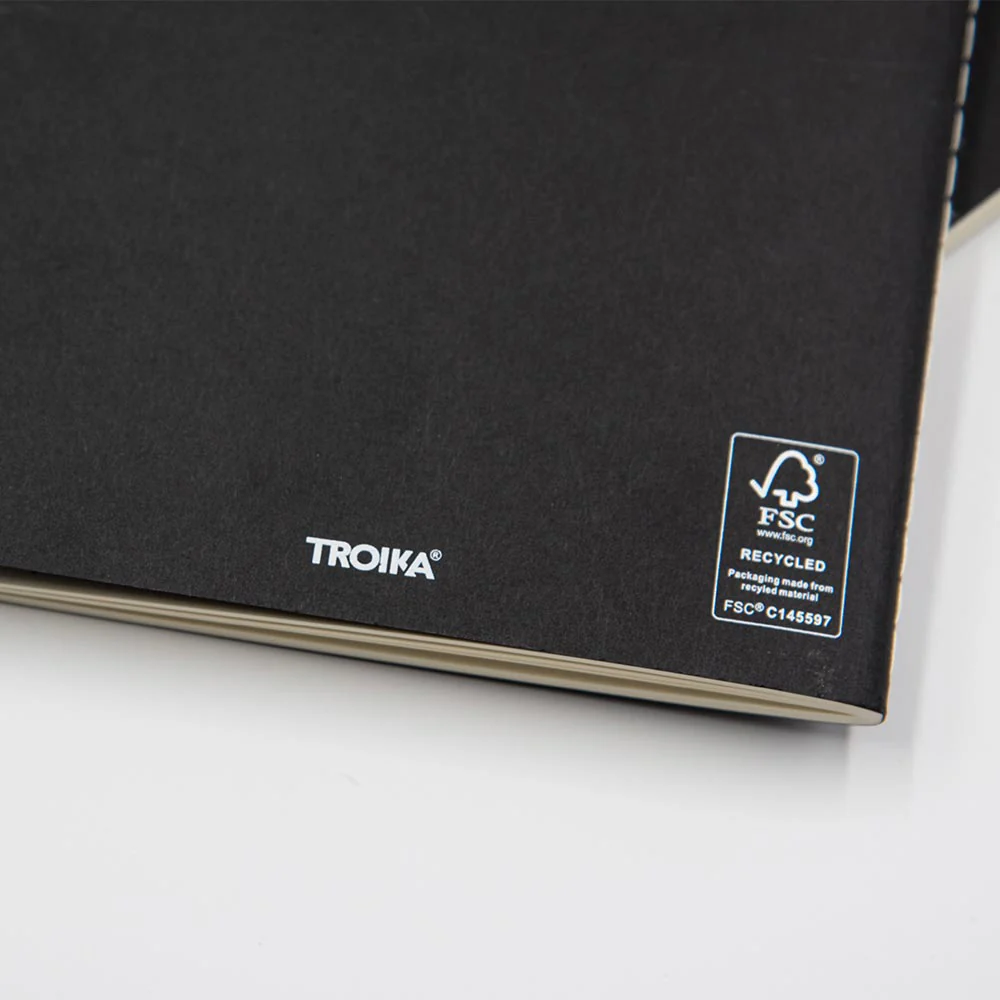 Troika Set of 2 Notebooks A5 Dotted Black - Image 4