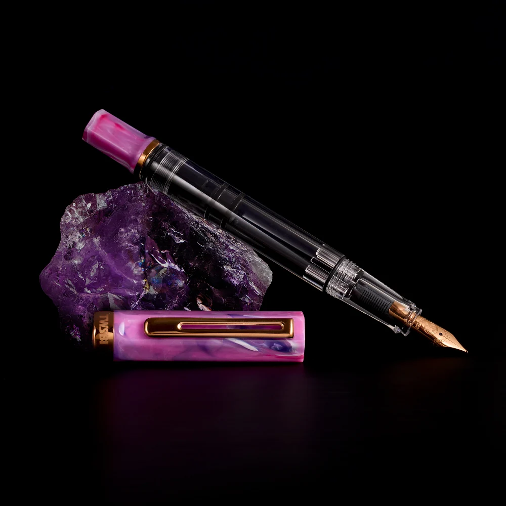 TWSBI Eco Fountain Pen Fluorite Purple with Bronze - Image 3