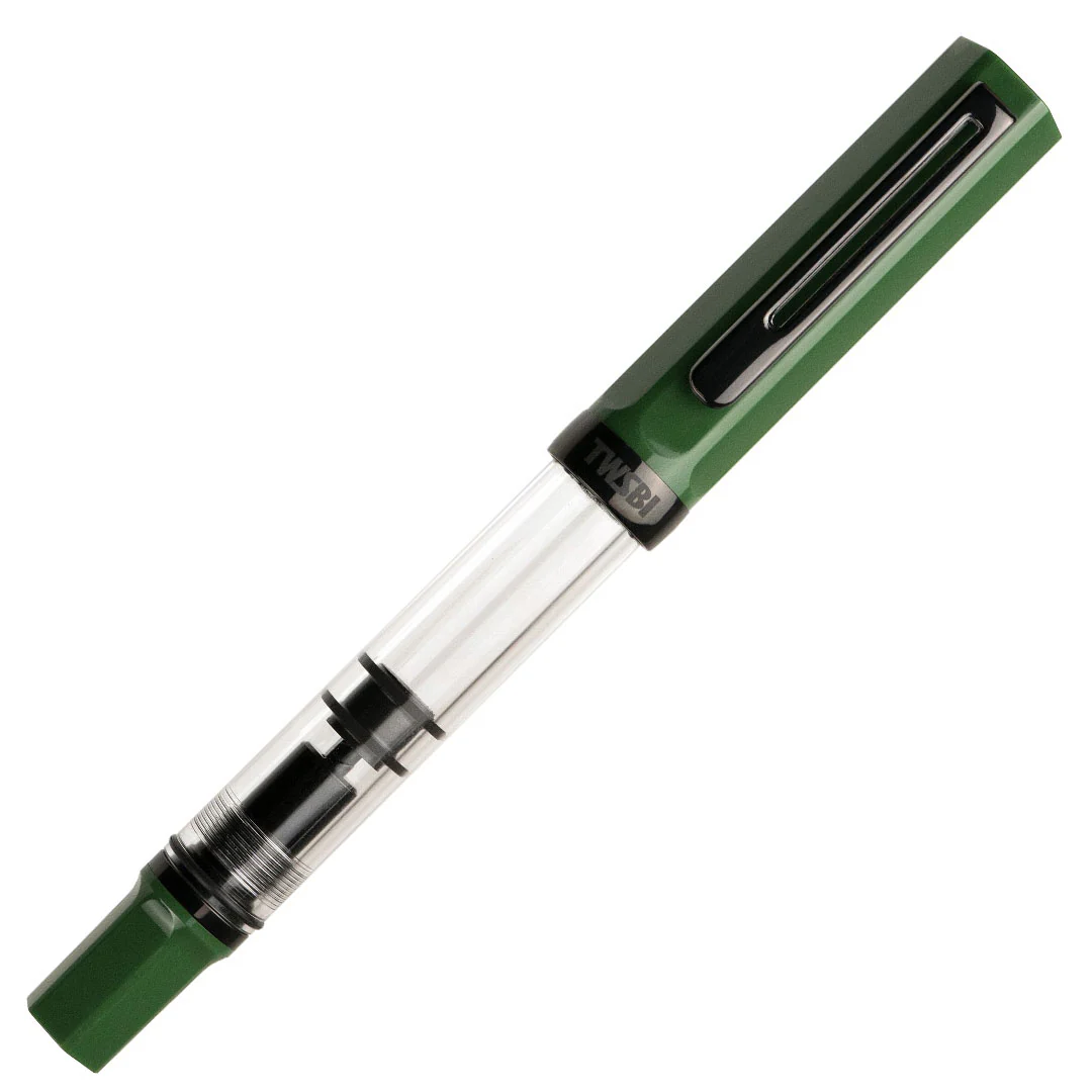 TWSBI Eco Fountain Pen Irish Green with Onyx - Image 4