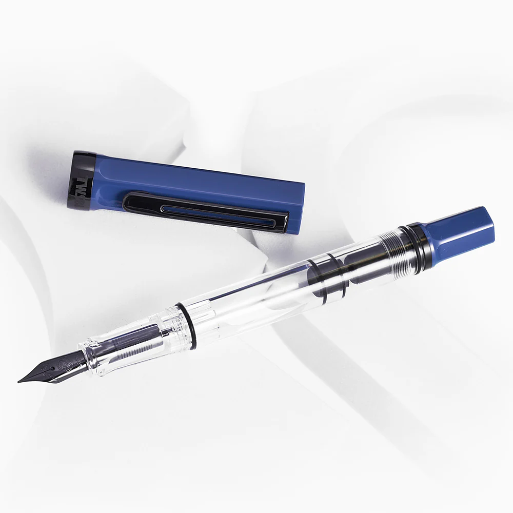 TWSBI Eco Fountain Pen Irish Slate Blue with Onyx - Image 2