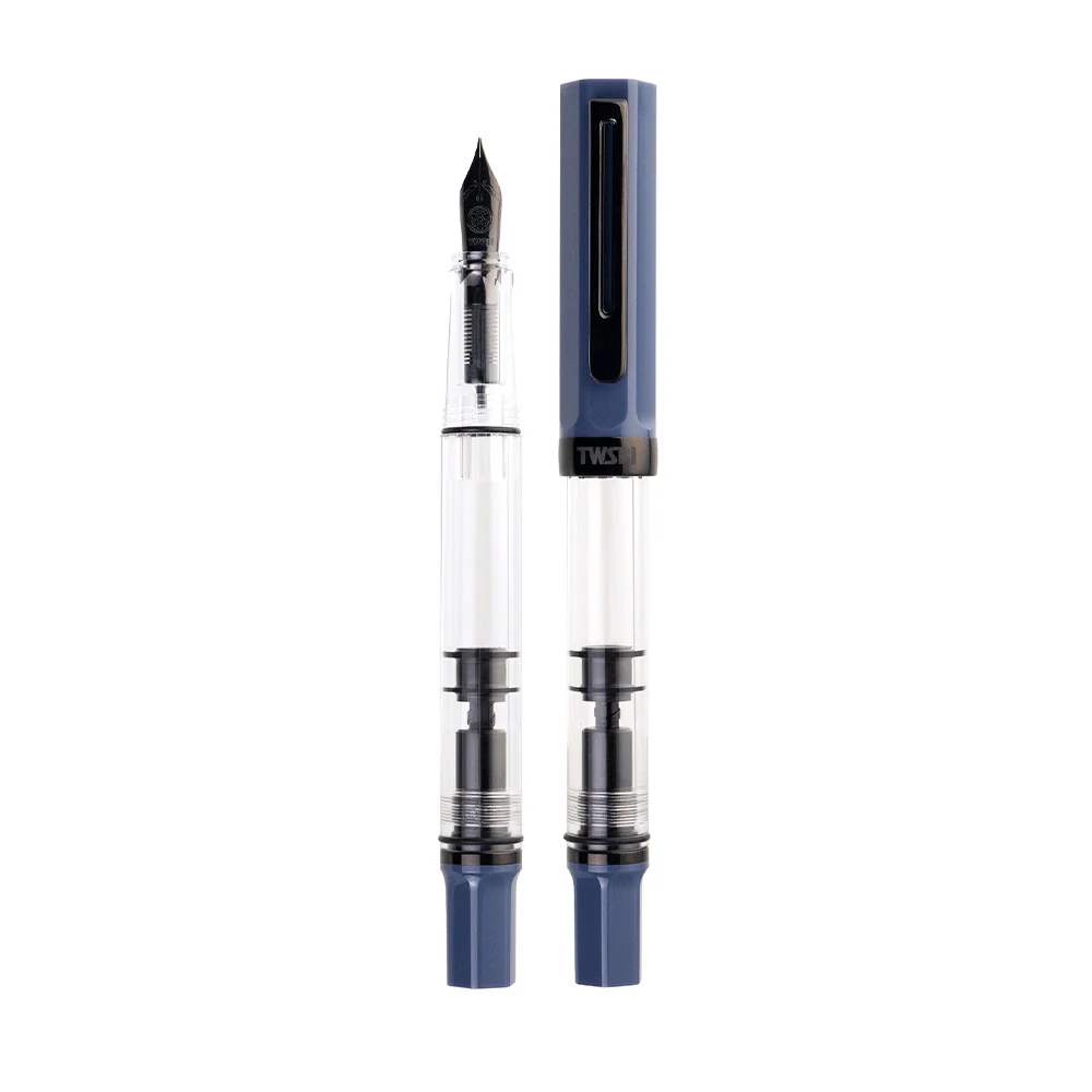 TWSBI Eco Fountain Pen Irish Slate Blue with Onyx - Image 3