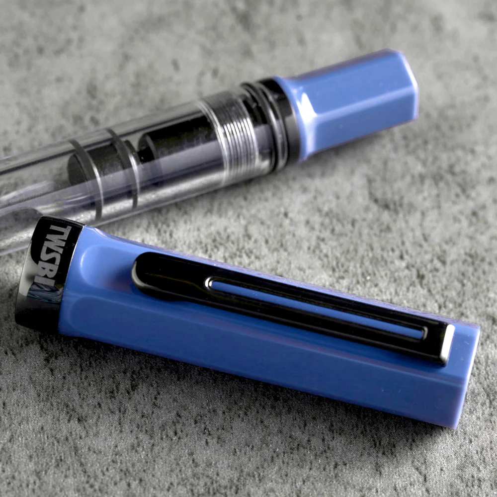 TWSBI Eco Fountain Pen Irish Slate Blue with Onyx - Image 4