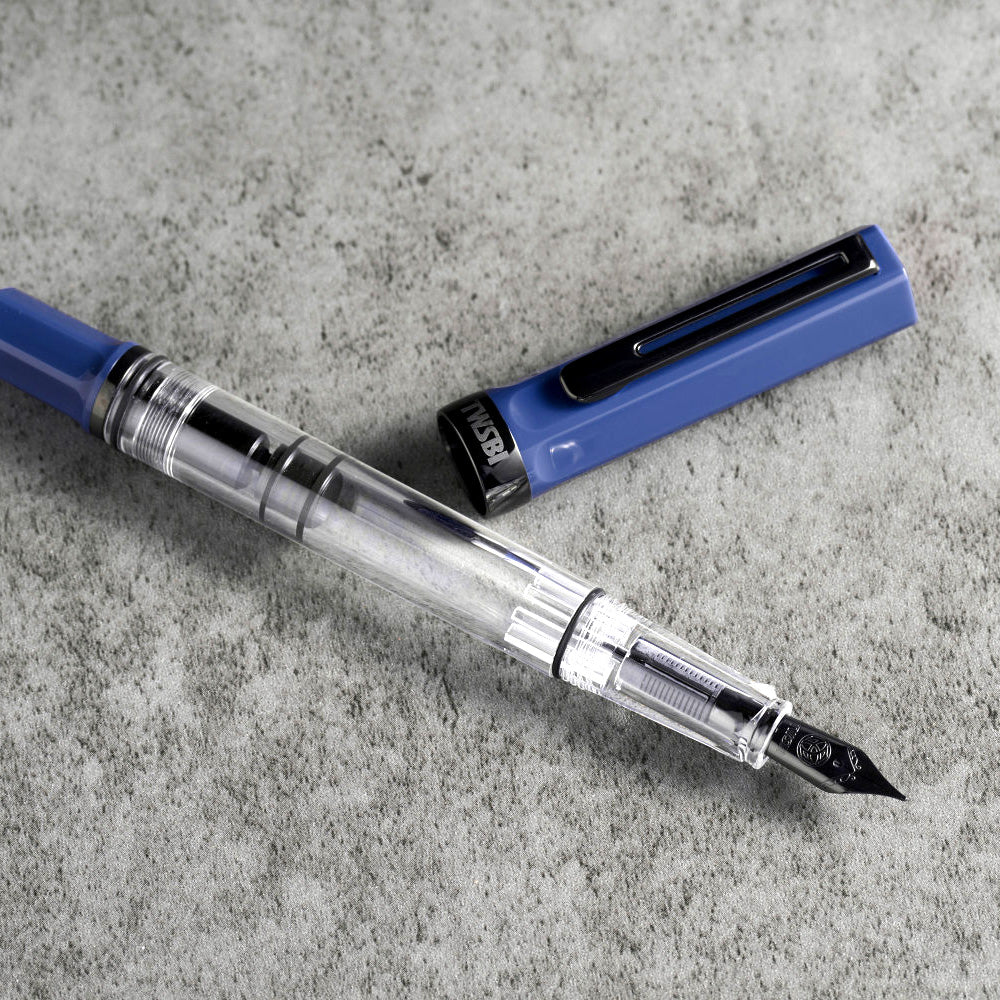 TWSBI Eco Fountain Pen Irish Slate Blue with Onyx - Image 5