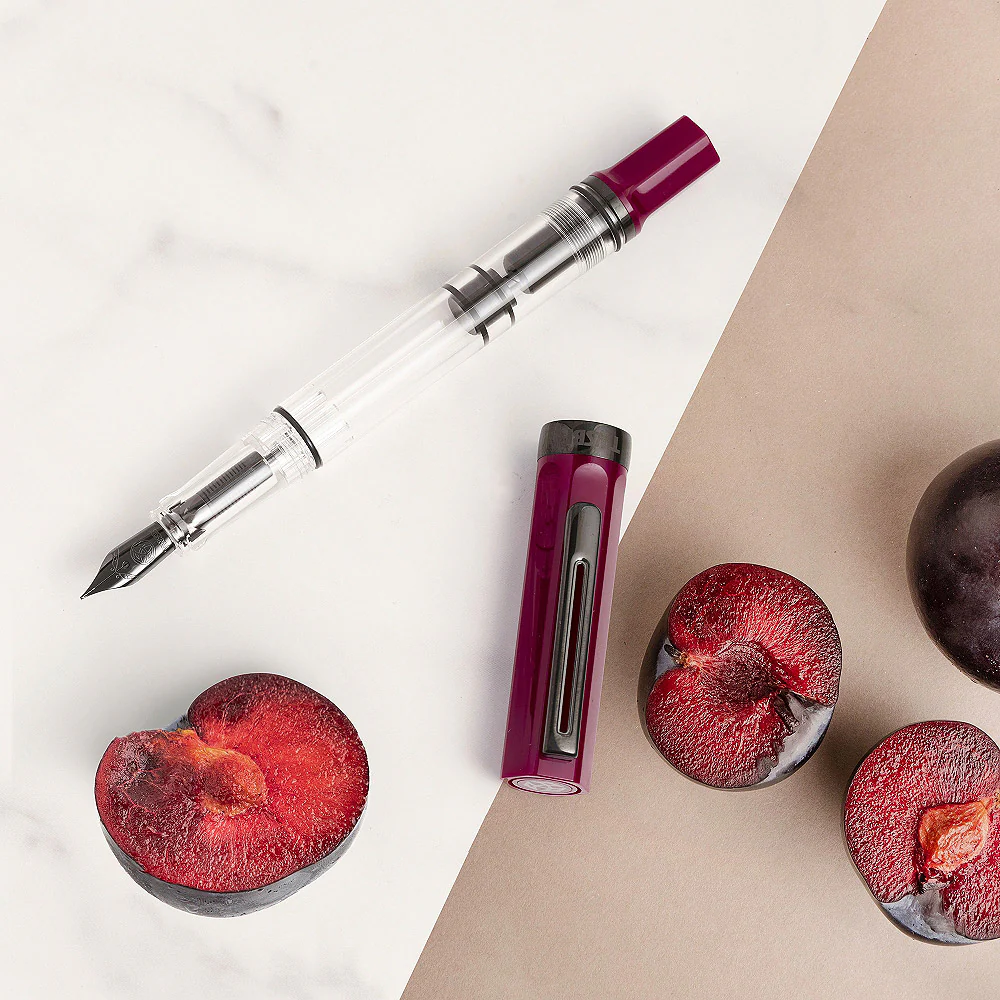 TWSBI Eco Fountain Pen Plum with Onyx - Image 3