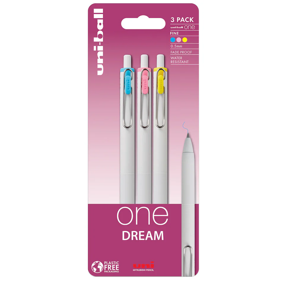 Uni-ball On Point One Dream Gel Pen 3 Pack