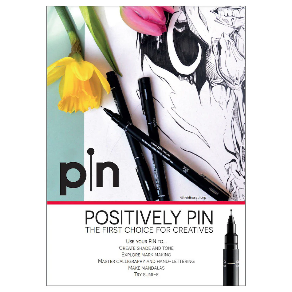 Uni-ball PIN Drawing Pen Booklet A6