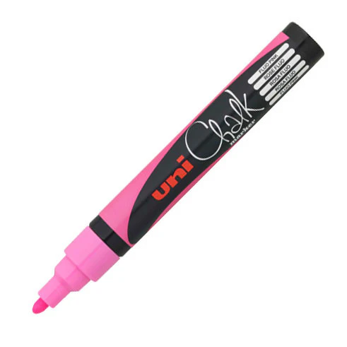 Uni Chalk Marker Pen PWE-5M Medium Bullet Tip - Image 6