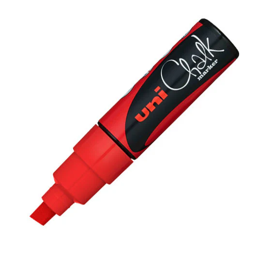 Uni Chalk Marker Pen PWE-8K Broad Chisel Tip - Image 2