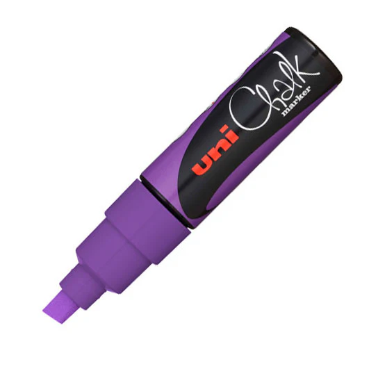 Uni Chalk Marker Pen PWE-8K Broad Chisel Tip - Image 8