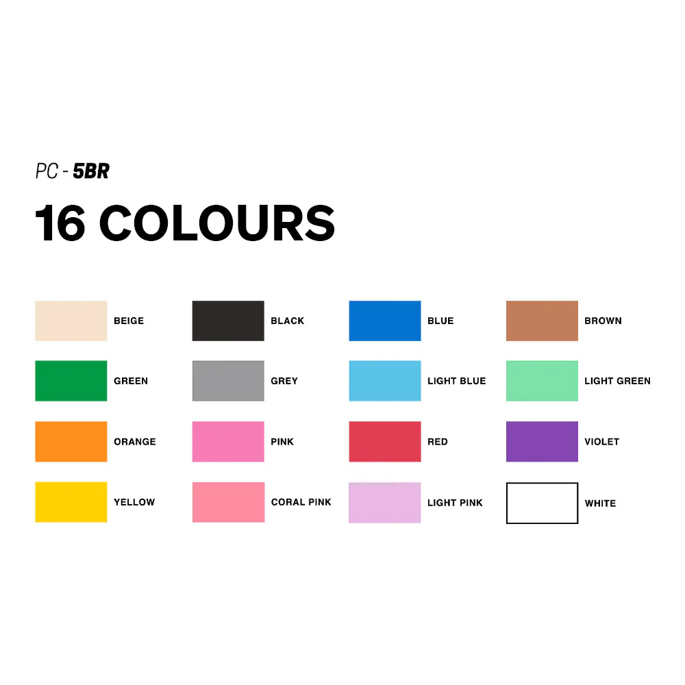 Uni POSCA Brush Marker Pen PC-5BR Medium - Image 4