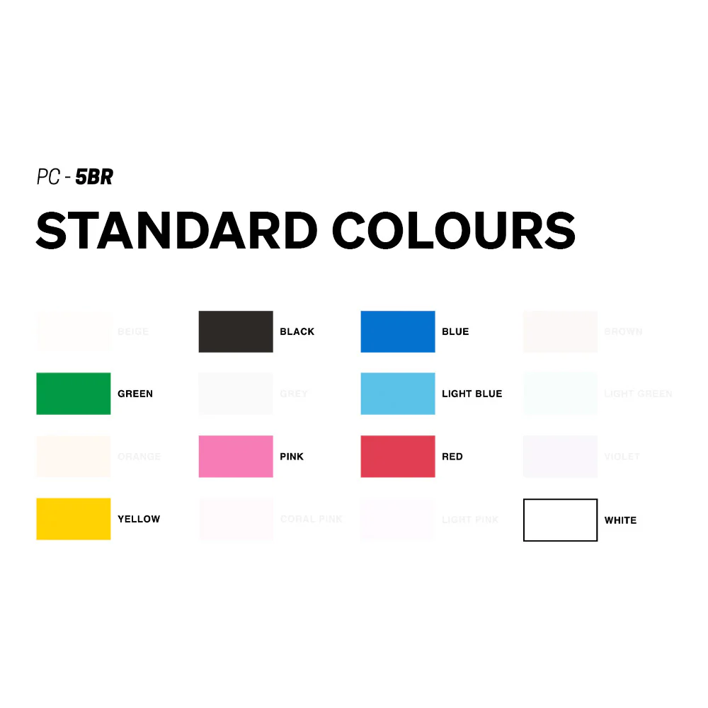 Uni POSCA Brush Marker Pen PC-5BR Medium Set of 8 Standard Colours - Image 4