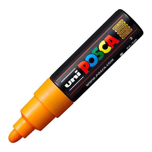 Uni POSCA Marker Pen PC-7M Broad Bullet Set of 8 Assorted - Image 3