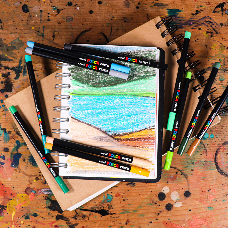 Uni POSCA Pastel Assorted Set of 12 Essential - Image 2