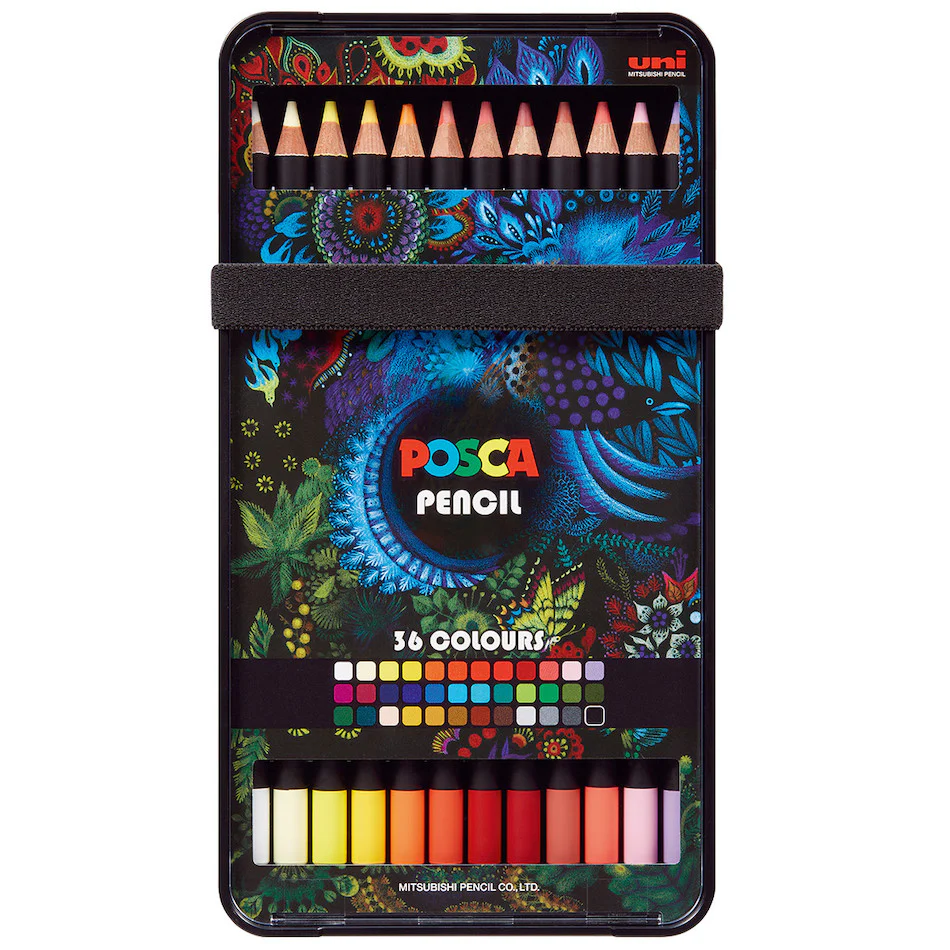 Uni POSCA Pencil Assorted Set of 36