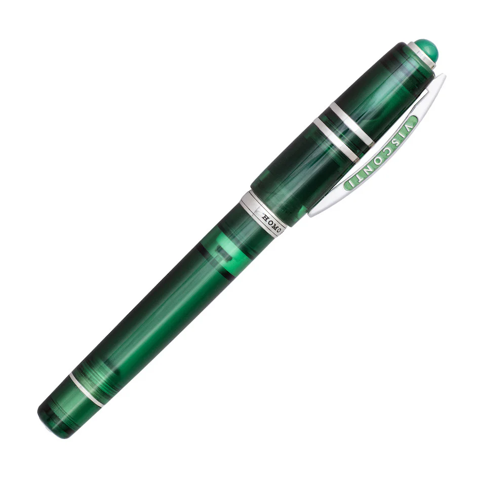Visconti Homo Sapiens Demonstrator Stones Fountain Pen Dark Green Emerald - Image 2