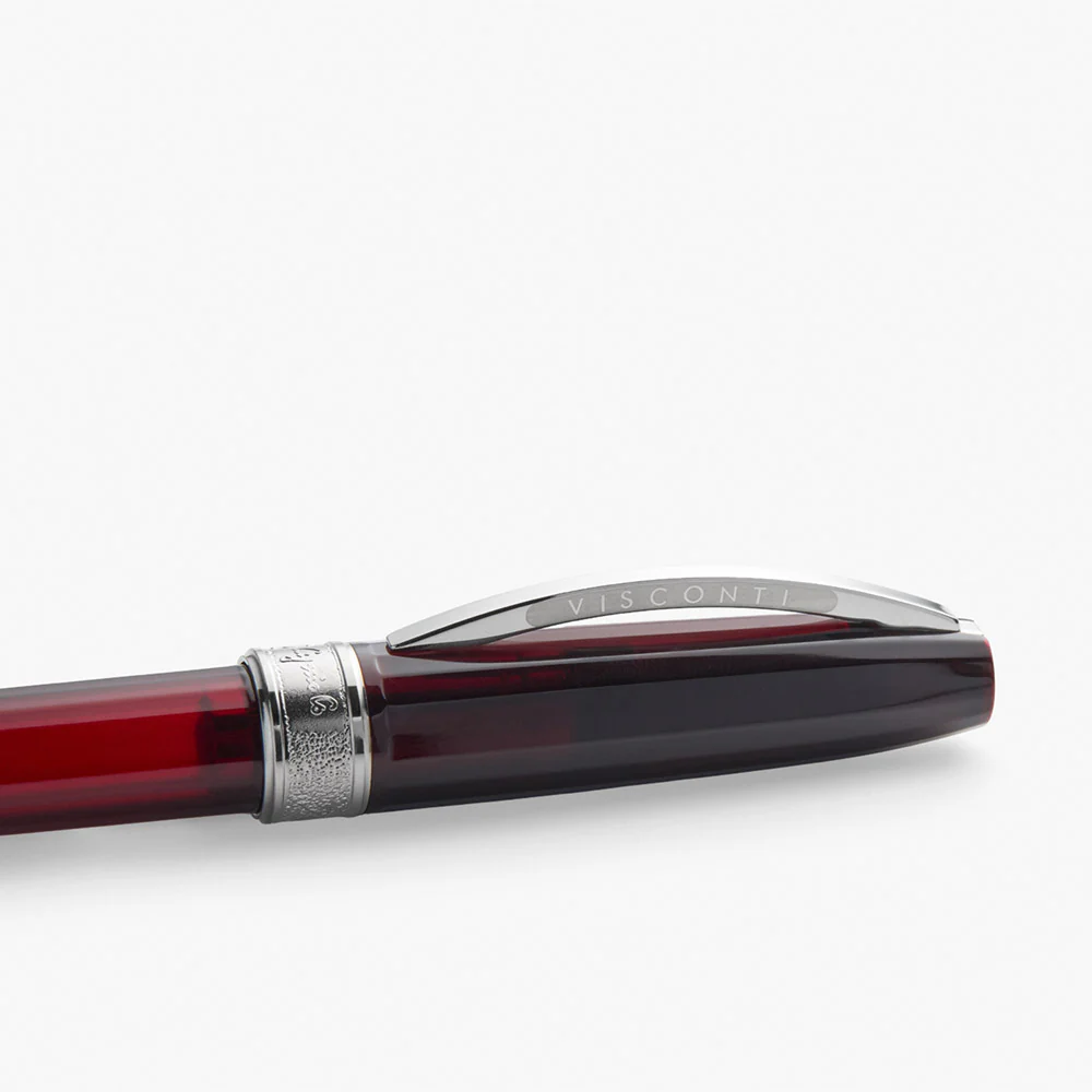 Visconti Michelangelo Rollerball Pen Translucent Red - Image 3
