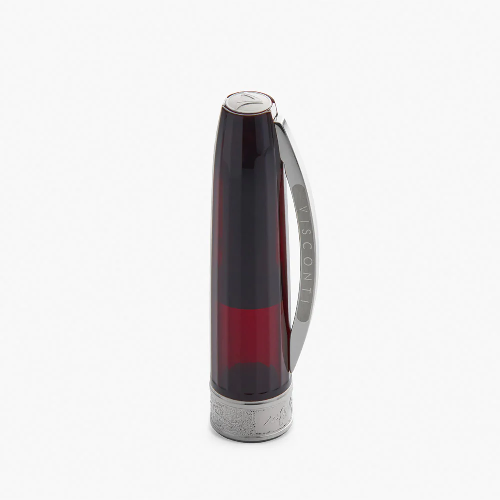 Visconti Michelangelo Rollerball Pen Translucent Red - Image 4