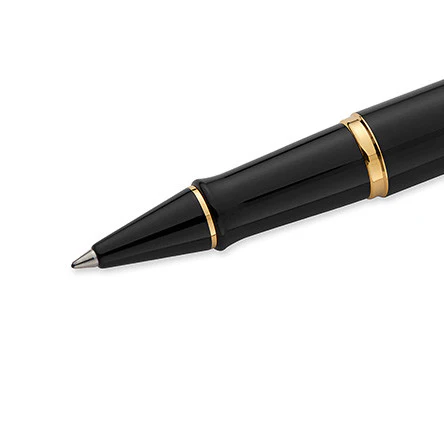 Waterman Expert Rollerball Pen Black with Gold Trim - Image 4